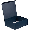 Коробка My Warm Box, синяя с нанесением логотипа