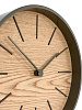 Часы настенные Paco, дуб с нанесением логотипа