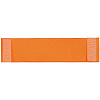Лейбл тканевый Epsilon, S, оранжевый с нанесением логотипа
