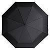 Складной зонт Unit Classic, черный с нанесением логотипа