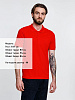 Рубашка поло мужская Adam, красная с нанесением логотипа