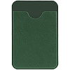 Чехол для карты на телефон Devon, зеленый с нанесением логотипа