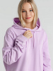 Толстовка с капюшоном унисекс Hoodie, сиреневая с нанесением логотипа