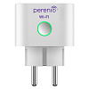 Умная розетка Power Link Wi-Fi, белая с нанесением логотипа