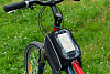 Велосумка Parklife, черная с нанесением логотипа