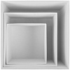 Коробка Cube, L, белая с нанесением логотипа