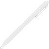Ручка шариковая Cursive Soft Touch, белая с нанесением логотипа