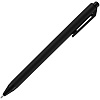 Ручка шариковая Cursive Soft Touch, черная с нанесением логотипа