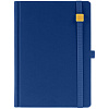 Ежедневник Favor Gold, недатированный, синий с нанесением логотипа