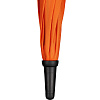 Зонт-трость Undercolor с цветными спицами, оранжевый с нанесением логотипа