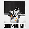 Футболка «Меламед. Jim Morrison», белая с нанесением логотипа