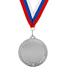 Медаль Regalia, большая, серебристая с нанесением логотипа