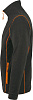 Куртка мужская Nova Men 200, темно-серая с оранжевым с нанесением логотипа
