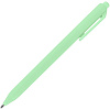 Ручка шариковая Cursive Soft Touch, зеленая с нанесением логотипа