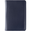 Обложка для паспорта Signature, синяя с нанесением логотипа