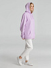 Толстовка с капюшоном унисекс Hoodie, сиреневая с нанесением логотипа