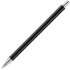 Ручка шариковая Slim Beam, черная с нанесением логотипа