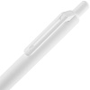 Ручка шариковая Cursive Soft Touch, белая с нанесением логотипа