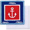 Шеврон на липучке «Якорь» с нанесением логотипа