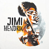 Футболка «Меламед. Jimi Hendrix», белая с нанесением логотипа