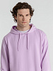 Толстовка с капюшоном унисекс Hoodie, сиреневая с нанесением логотипа