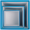 Коробка Cube, S, голубая с нанесением логотипа