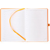 Ежедневник Favor Gold, недатированный, оранжевый с нанесением логотипа