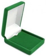 Коробка флокированная, зеленая, Арт. 205