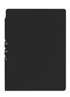 Ежедневник Flexpen Soft Touch, недатированный, черный с синим