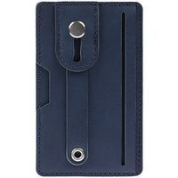 Чехол для карт на телефон Frank с RFID-защитой, синий