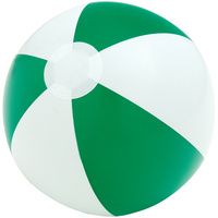 Надувной пляжный мяч Cruise, зеленый с белым