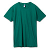 Футболка Regent 150, зеленая (изумрудная) с нанесением логотипа