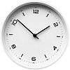 Часы настенные Ice, белые с нанесением логотипа