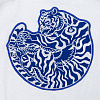 Халат унисекс «Тигр», белый с нанесением логотипа