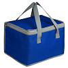 Сумка холодильник Glacier, синяя с нанесением логотипа