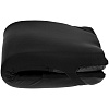Дорожная подушка supSleep, черная с нанесением логотипа