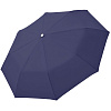 Зонт складной Fiber Alu Light, темно-синий с нанесением логотипа