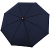 Зонт складной Nature Magic, синий с нанесением логотипа
