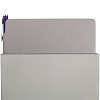 Набор Flexpen, серебристо-фиолетовый с нанесением логотипа