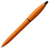 Ручка шариковая S! (Си), оранжевая с нанесением логотипа