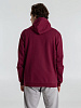 Толстовка с капюшоном унисекс Hoodie, бордовая с нанесением логотипа