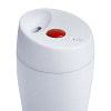 Термостакан Solingen, вакуумный, герметичный, белый с нанесением логотипа