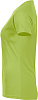 Футболка женская SPORTY WOMEN 140, зеленое яблоко с нанесением логотипа