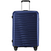 Чемодан Lightweight Luggage M, синий с нанесением логотипа