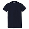 Рубашка поло женская Practice Women 270, темно-синяя с белым с нанесением логотипа