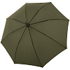 Зонт-трость Nature Stick AC, зеленый с нанесением логотипа