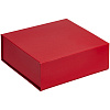 Коробка BrightSide, красная с нанесением логотипа