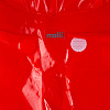 Дождевик-плащ CloudTime, красный с нанесением логотипа