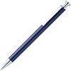 Ежедневник Magnet с ручкой, серый с синим с нанесением логотипа