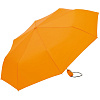 Зонт складной AOC, оранжевый с нанесением логотипа